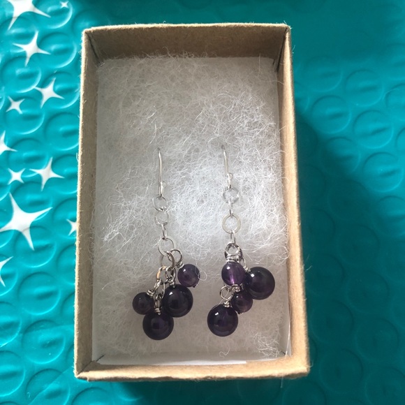 Rocks & Gems CAN Sterling Silver Amethyst Earrings - Picture 6 of 8